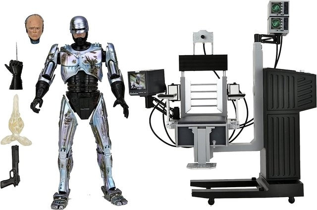 NECA Robocop Kampfbeschädigter Robocop mit Dockingstation, Figur - Bild 1