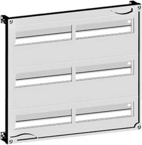 Siemens ALPHA 160 DIN Einbausatz für Installationseinbaugeräte in Weiß, Reihenabstand 125mm - Bild 1