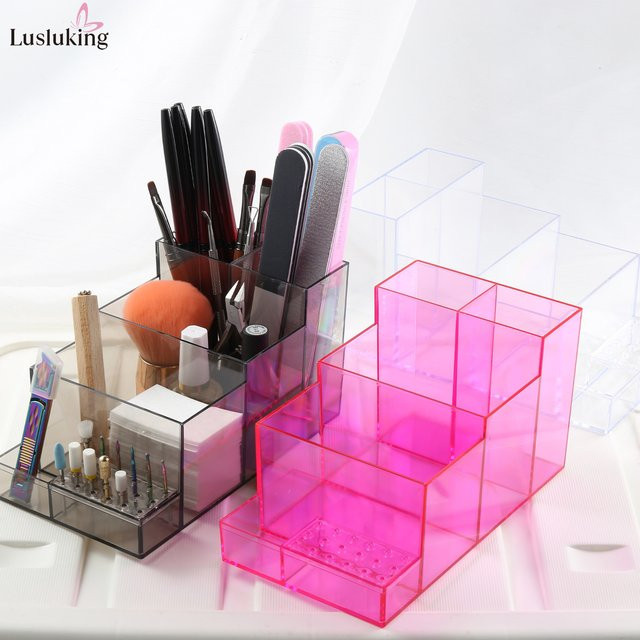 LUSLUKING Acryl-Aufbewahrungsbox, 6-Fach-Organizer, Unisex - Bild 1