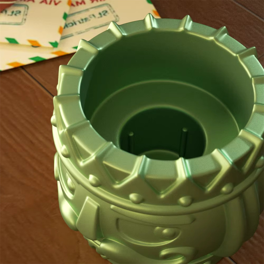 GBhouse Weihnachts Nussknacker Kegel Kerzenhalter aus Beton für DIY Dekoration - Bild 2