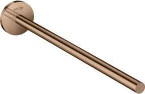 Hansgrohe Axor Uni. Circular Handtuchhalter aus Messing, Wandmontage, poliertes Gold, Breite: 35,4 cm - Bild 1