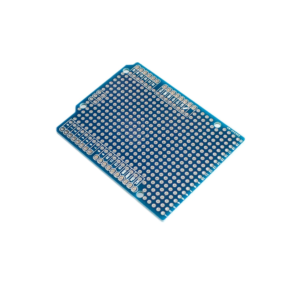 Prototyp PCB Expansion Board für Arduino UNO R3 ATMEGA328P Shield in Blau mit 2,54mm Pitch und Pins für DIY-Projekte - Bild 2