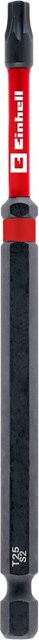 Einhell Impact Bit T25 mit Doppel-Torsion aus Stahl, Rot, Länge: 120 mm - Bild 1