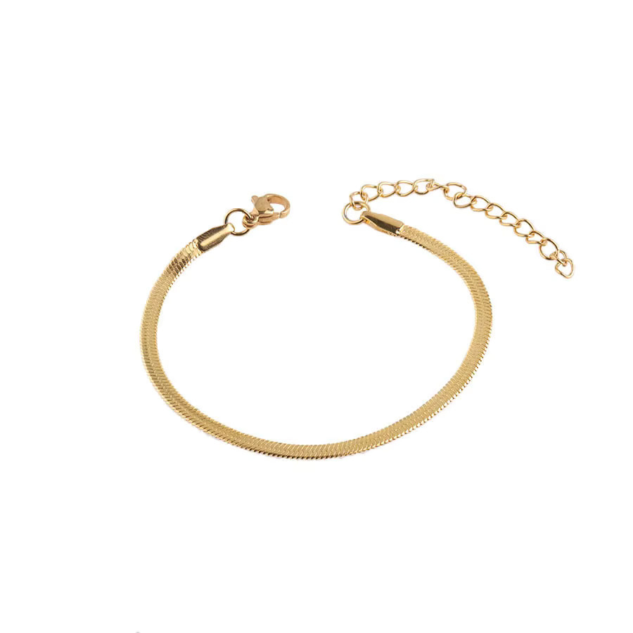 DAIPAN Schmuck-Set Armband, Edelstahl, Gold, Unisex - Bild 2