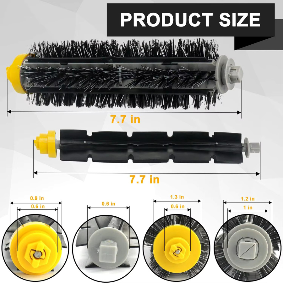 Ersatz-Hauptwalzenbürste für iRobot Roomba 600 Serie 605 610 614 615 616 620 625 630 631 Staubsauger Beater Borstenbürste - Bild 5