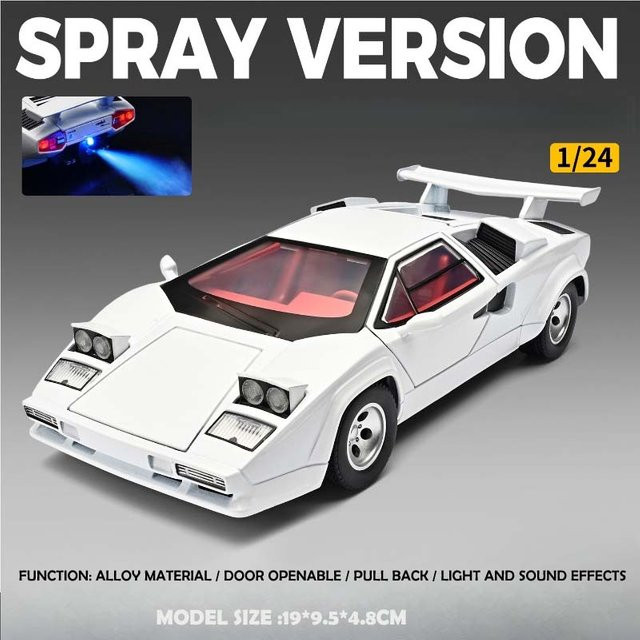 Linyi toy car Lambor Lp500S Legierungsauto-Modell, 1:24, mit Sound und Licht, ab 14 Jahren - Bild 1