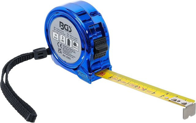 BGS Rollbandmaß 8393 in Blau, Breite: 1,6 cm, Länge: 3 m - Bild 2