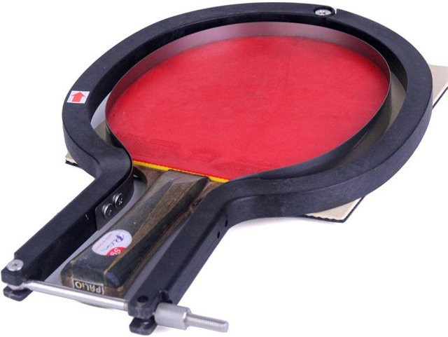 Professionelles Tischtennis-Messerset mit Gummischneiderrahmen in Schwarz zum Schneiden von Gummiplatten für dein DIY-Ping-Pong-Paddel - Bild 1