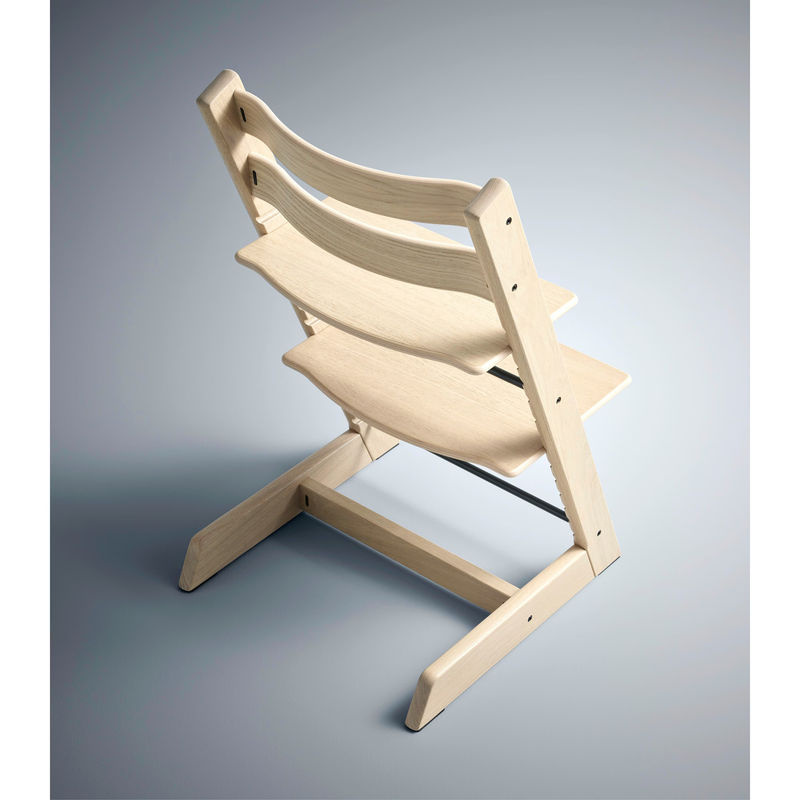 Stokke Tripp Trapp Treppenhochstuhl aus Eichenholz in Braun, B/T/H: 46 x 49 x 79 cm - Bild 5