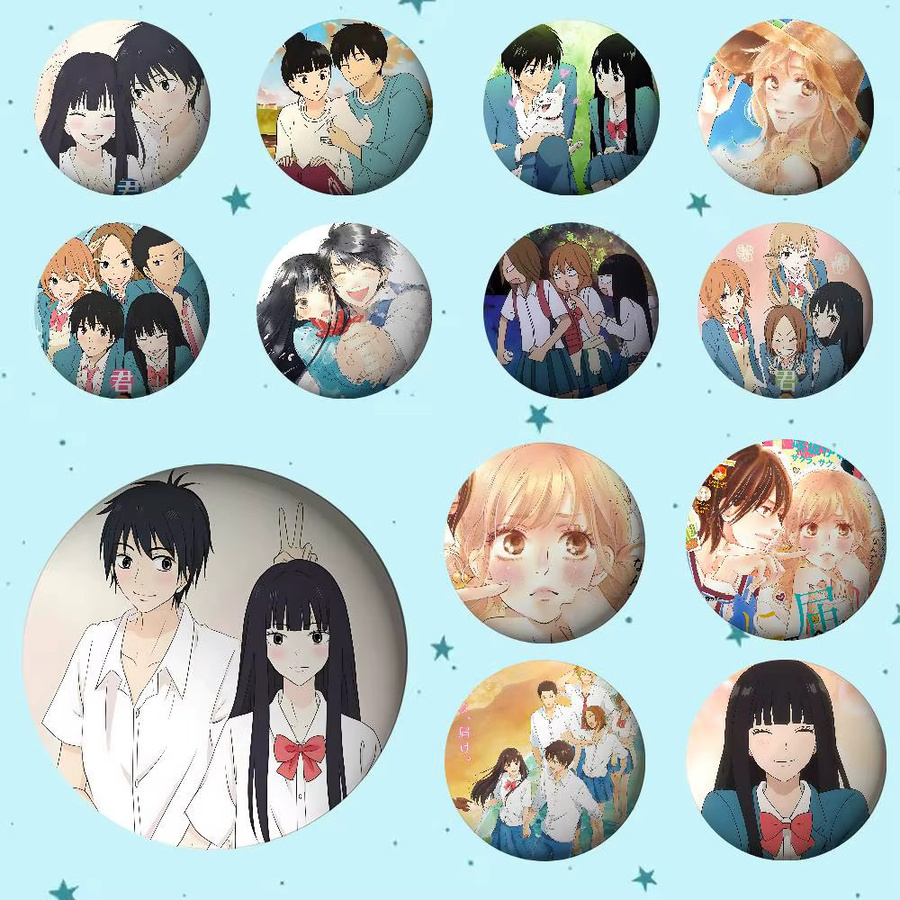 Brosche Metall, Weißblech Soft Button Pin, Amine K-Kimi Ni Todoke Abzeichen - Bild 3