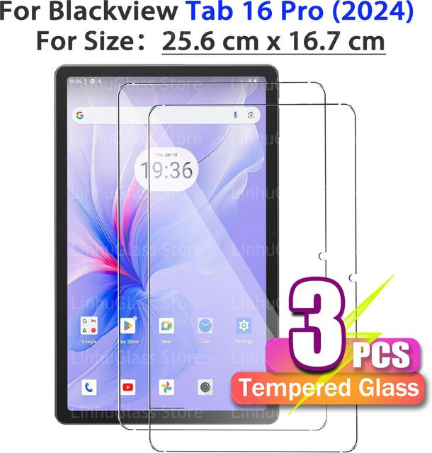 Blackview Tab 16 Pro (11 Zoll) 2024 Schutzglas mit 9H Härtegrad, HD Displayschutz, transparent - Bild 1