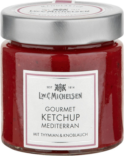 L.W.C. Michelsen Gourmet-Ketchup Thymian und Knoblauch 185 g - Bild 1