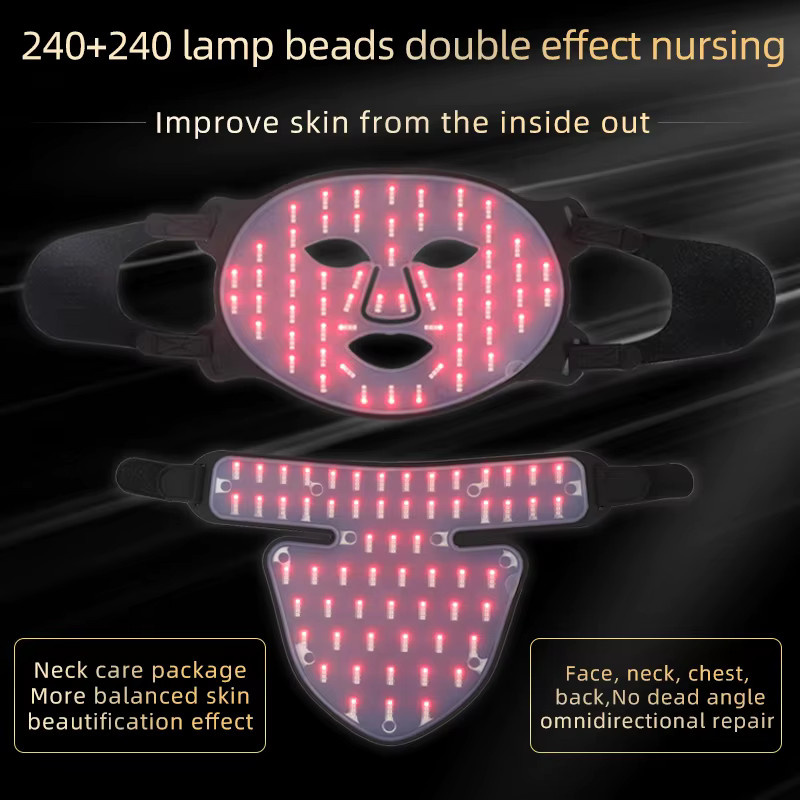 UBilli LED-Gesichtsmaske, Rotlichttherapie, 4 Farben - Bild 5