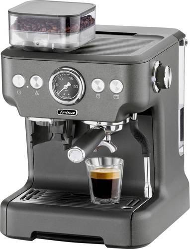 Trisa Barista Plus Espressomaschine Anthrazit mit Mahlwerk und Dual Boiler 2300W - Bild 1