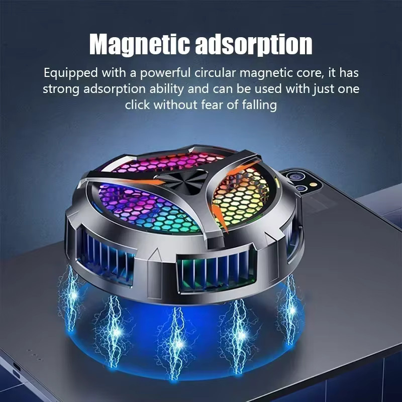 VIKEFON Magnetischer Smartphone Kühler und Radiator in Silber für Tablets, Laptops und Handys - Bild 3