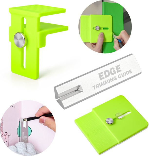 EHDIS Präzisions-Schneidewerkzeug Cutter für Tapetenfolie, Tönungsfolie und Vinyl-Wraps zur Eck- und Randbearbeitung - Bild 1