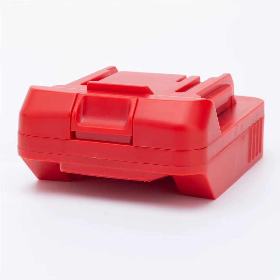 Akku-Adapter-Konverter von Parkside für Lidl X20V Team Lithium zu Makita 18V BL Li-Ion Elektrowerkzeuge, Farbe: Rot - Bild 2