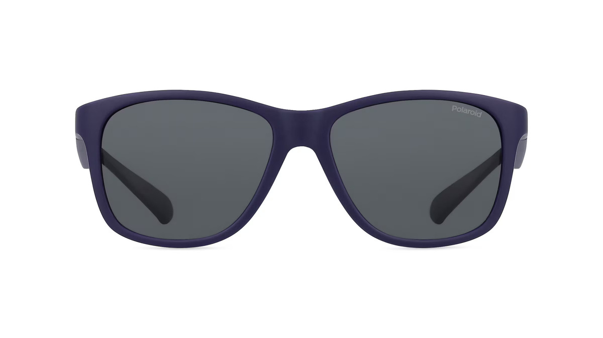 Polaroid PLD 8052/S Sonnenbrille, Vollrand, quadratisch, Kunststoff, Unisex, blau, grau - Bild 1
