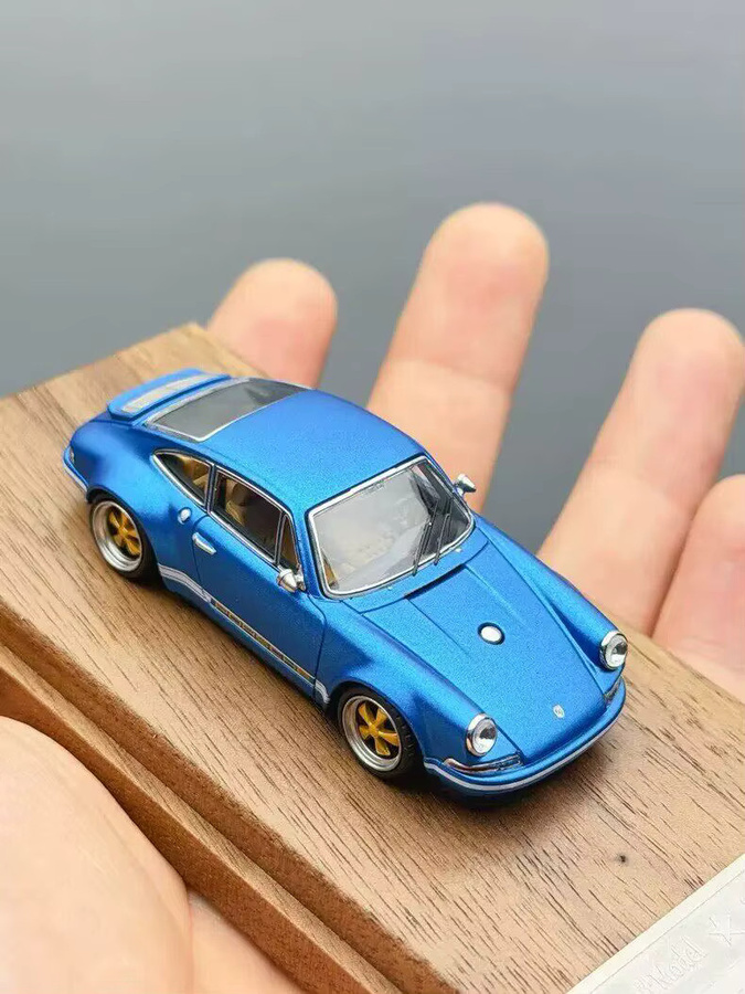WELLY Porsche 964 Singer DLS Coupé, Modellauto, 1:64, Metall - Bild 2