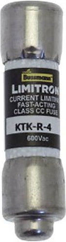 Eaton KTK-R-4 Sicherungseinsatz 1-polig 4A 600V 10 Stück - Bild 1