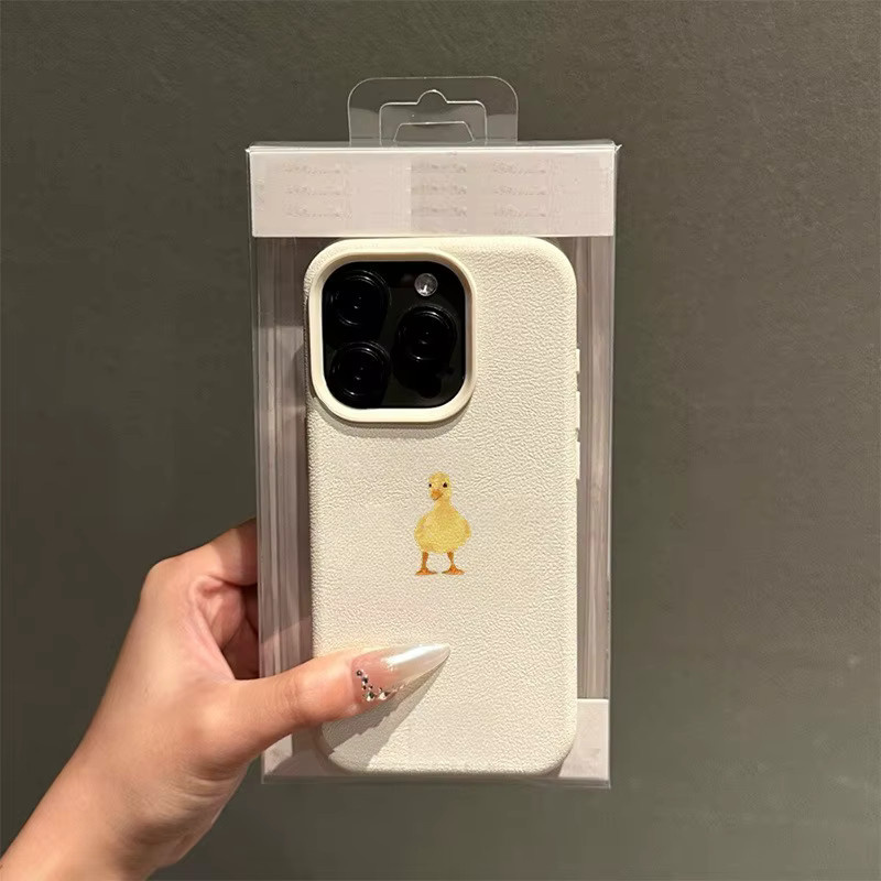 Wolkerfly Handyhülle mit Litschi-Muster in Gelb für iPhone 17 16 15 14 13 12 11 Pro Max Plus Air XS X XR 16E Cover - Bild 2