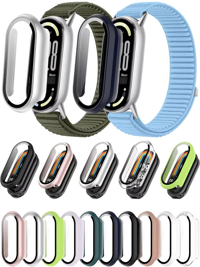 Xiaomi Displayschutzhülle, Schwarz, PC, Xiaomi Band 10 9 8 NFC - Bild 6