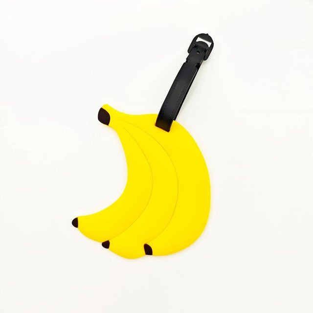 Binchi Gardens Anhänger Bananen-Kofferanhänger, Schwarz, Unisex - Bild 1
