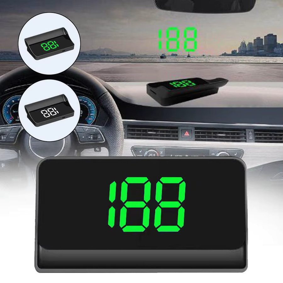 Digitales Auto-Head-up-Display mit GPS-System und Tachometer in Schwarz - Bild 3