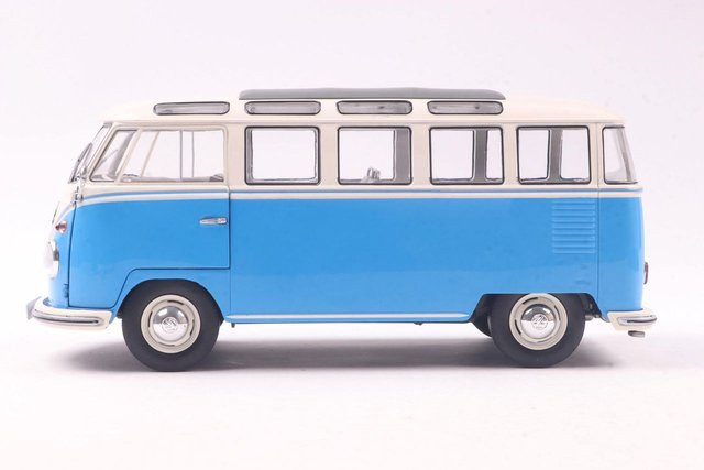 Solido VW T1 Diecast Modellfahrzeug 1:18 blau/weiß - Bild 1
