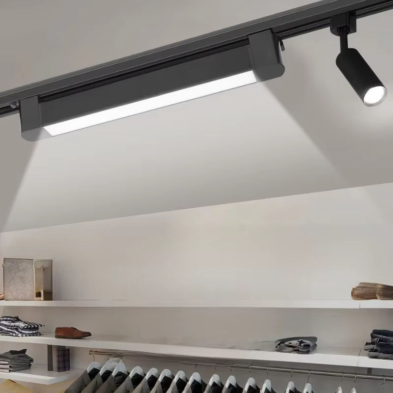 CANMEIJIA LED-Schienenstrahler-Set aus Aluminium für Innenbeleuchtung und Bekleidungsgeschäfte in Schwarz oder Weiß - Bild 7