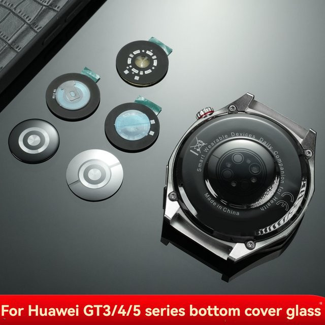 Huawei Uhren Untere Abdeckung Glas, Schwarz, Unisex - Bild 1