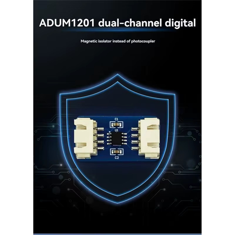 ABZZ 10er Set Serielles digitales Isolatormodul ADUM1201 Magnetische Isolation für SPI CAN Bus Transceiver in Blau - Bild 2