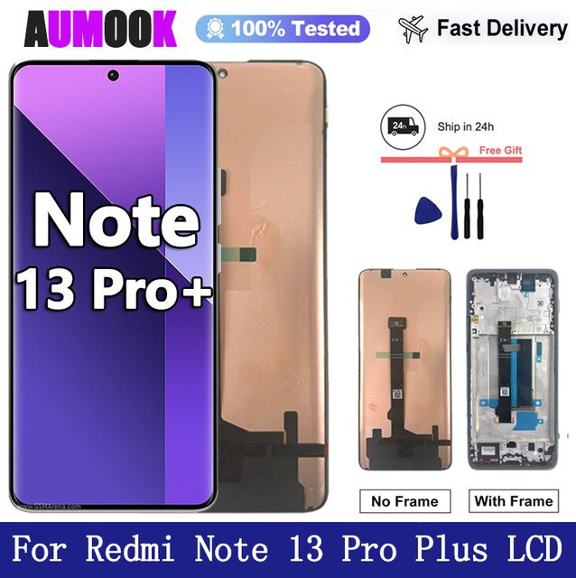 Xiaomi Redmi Note 13 Pro+ 5G AMOLED Display Ersatz mit Touchscreen Digitizer - Bild 1