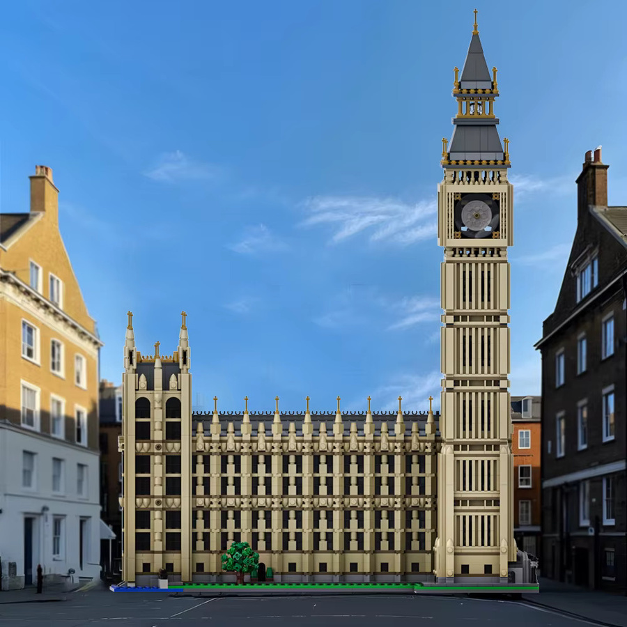 GOBRICKS MOC Big Ben, Architektur, Modulare Bausteine, Bausatz - Bild 2
