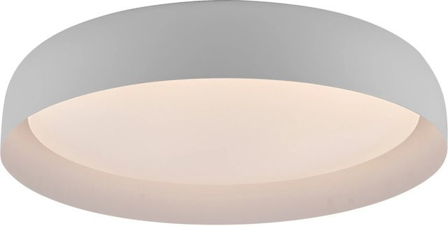 Just Light LED-Deckenleuchte Osko in Weiß, dimmbar mit Fernbedienung, Durchmesser: 57 cm, Höhe: 11,5 cm - Bild 1