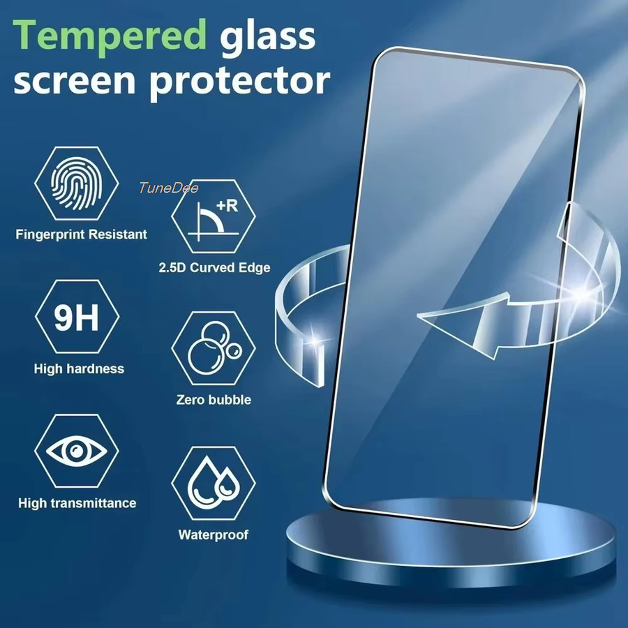 Displayschutzfolie aus gehärtetem Glas für Xiaomi Redmi 15 und Redmi 15C 5G/4G, transparent, 1-2 Stück - Bild 2