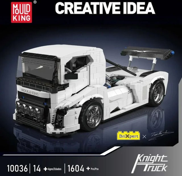 Mould King Ritter-Truck, Technisches Auto-Spielzeug, Baustein-Set, ab 14 Jahre - Bild 1