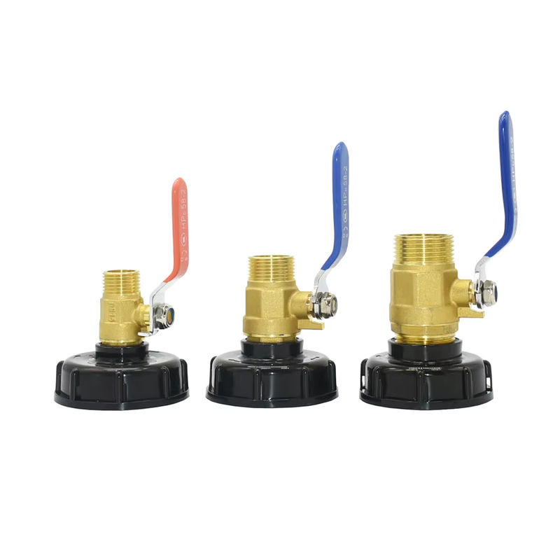 KWZL IBC Tank Adapter mit S60x6 Gewinde und 3/4 Zoll Schnellanschluss aus Legierung für Gartenschläuche - Bild 3