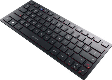 Cherry KW 9200 MINI Mechanische Tastatur kabellos 2.4 GHz und Bluetooth 5.0 QWERTY Schwarz - Bild 1