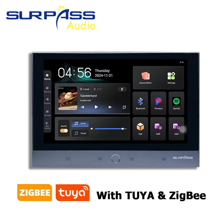 SURPASS Smart Home Display mit 7 Zoll Android 11 System, Tuya Zigbee und Wi-Fi Funktion für Google Play, YouTube, TikTok, Spotify und Alexa - Bild 2