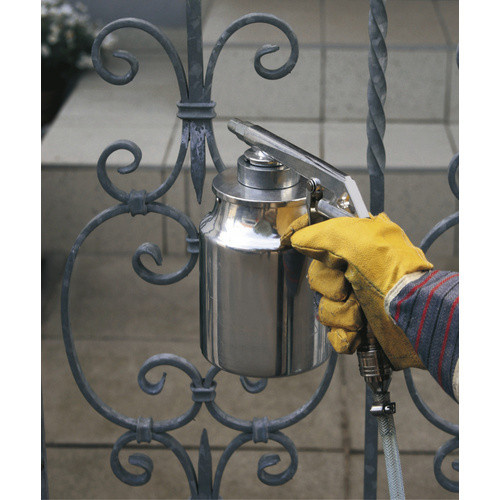 Einhell Druckluft-Strahlpistole ESSP 2005 mit Saugbecher aus Aluminium in Silber - Bild 2