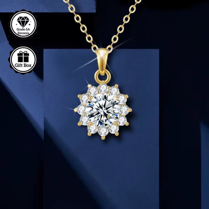 LAMVOICE Halskette, Zirkonia, Gold, Damen - Bild 2