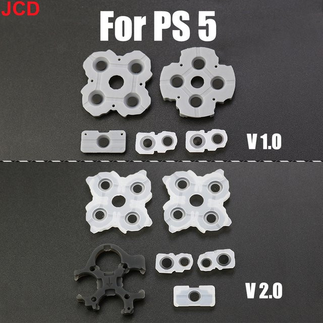 JCD Silikon-Klebeknopf-Tastatur aus leitfähigem Gummi für PS5 Controller BDM-020 V1 V2 1.0 2.0 - Bild 1