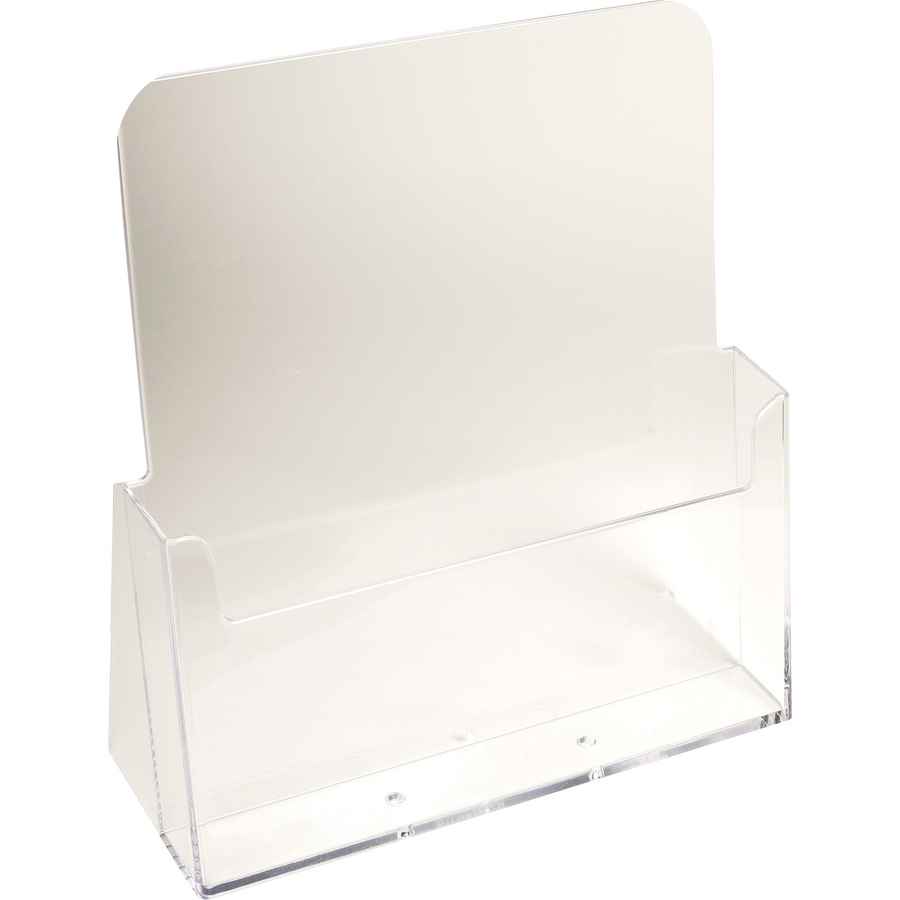 Exacompta Prospekthalter Office Exacryl DIN A4, 1 Fach, transparent, Kunststoff - Bild 1