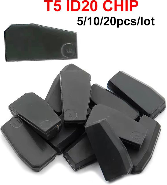 T5 Transponder ID11 ID12 ID13 ID20 Auto Schlüssel Chip für Honda, Schwarz - Bild 1