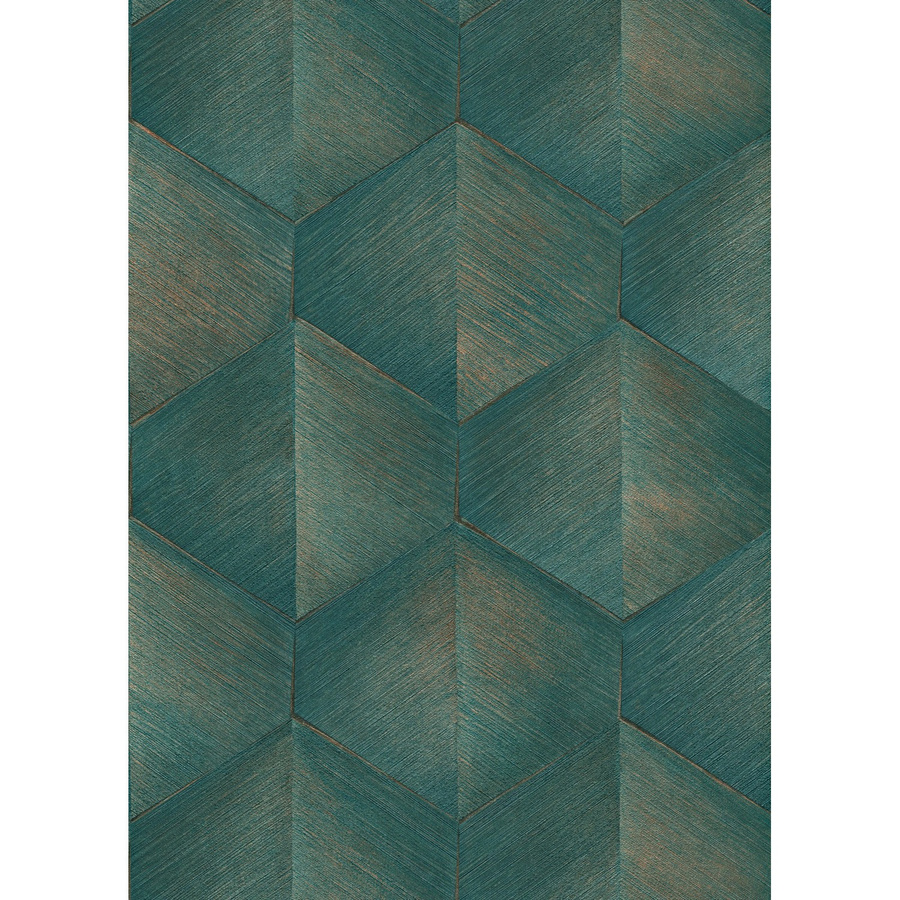 Guido Maria Kretschmer Vliestapete Prisma in Petrol mit geometrischem Abstract-Design, Breite: 53 cm, Länge: 1005 cm - Bild 2