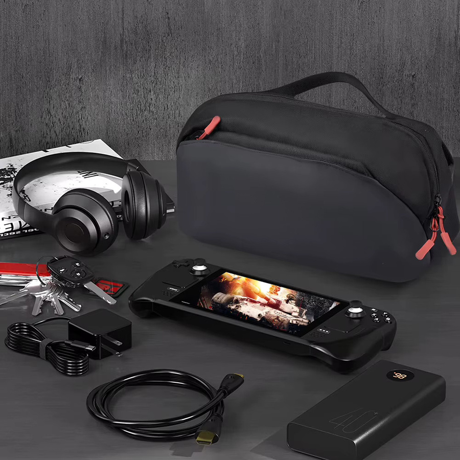 Asus Rog Ally Schutztasche aus 900D Oxford Gewebe in Schwarz mit verstellbarem Schultergurt - Bild 2