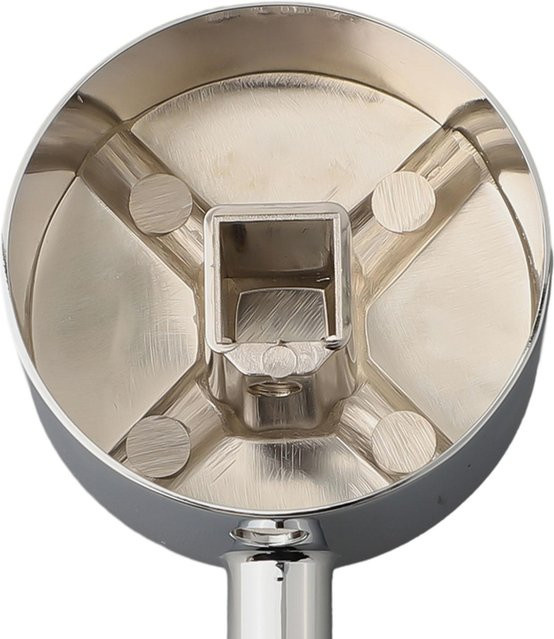 LEENKEA Armaturhebel für Wasserhahn aus Zinklegierung und Messing, verchromt, Farbe: Beige/Silber - Bild 1