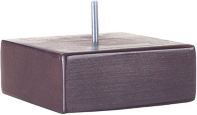 FBF bed&more Fußset Block aus massiver Buche, 4 Füße, braun, Höhe: 6,5 cm - Bild 1