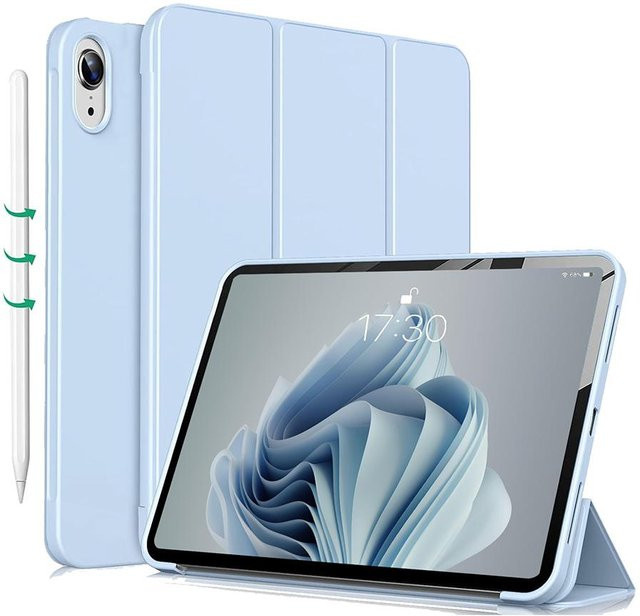 Magnetische Smart Cover Hülle für iPad Mini 7 (A17 Pro) und iPad Mini 6 (8,3 Zoll) in Blau - Bild 1